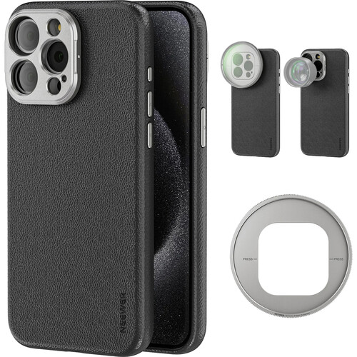 Neewer Case for iPhone 15 Pro Max (Black x Titanium)