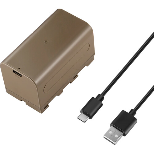 Neewer NP-F750 Lithium Battery Pack with USB-C Port (7000mAh, 2-Pack)