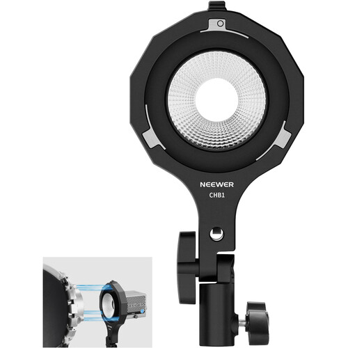 NEEWER HS60C + CHB1 ボーエンズマウントおまけ付き Neewer CHB1 Bowens Mount Adapter Holder 66606075 B&H Photo Video
