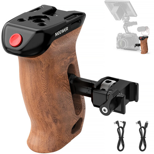 Neewer CA123 Wooden Side Handle Grip with Record 66606078 B&H