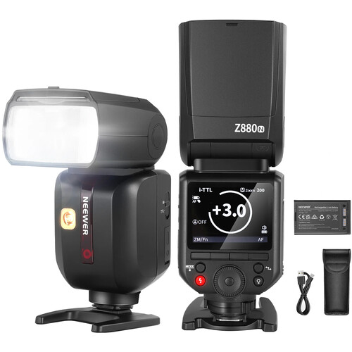 Neewer Z880-N TTL Camera Flash Speedlite for Nikon 66606249 B&H