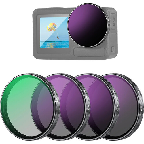 Neewer Lens Filter Kit for Select DJI Action Cameras (4-Pack)