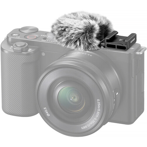 Neewer CA133 Cold Shoe Wind Muff for Sony ZV-Series Camera (Black)