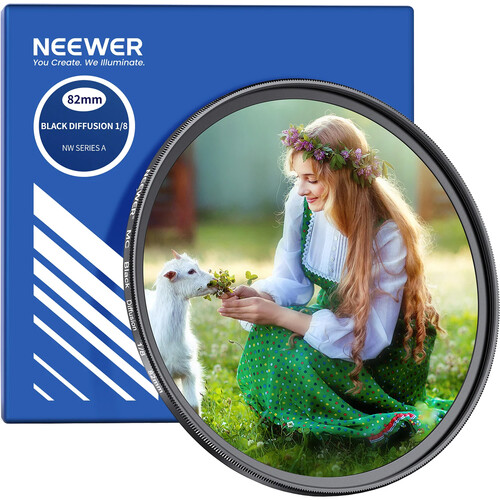 Neewer Black Diffusion Dreamy Effect Cinematic Filter (52mm, Grade 1/4)