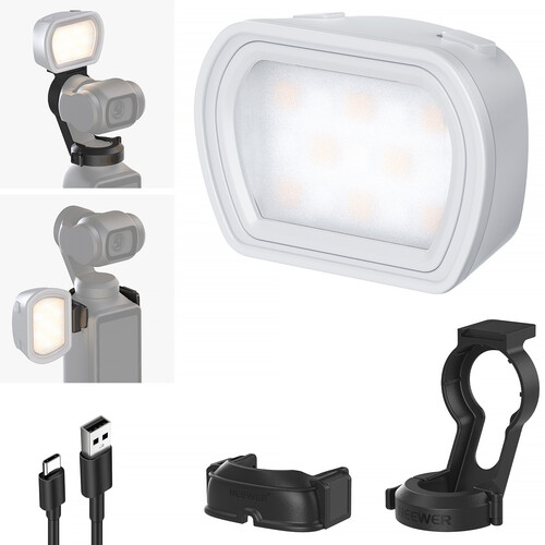 Neewer M21 Magnetic Fill Light for DJI Osmo Pocket 3 (Gray)
