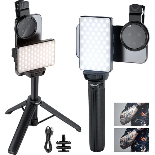 Neewer Basics BL120B Clip-On LED Selfie Phone Light Kit