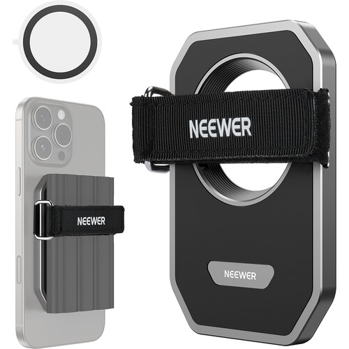Neewer PA040 Magnetic SSD Mount with Touch Fastener for iPhone 15/16 Pro/Pro Max
