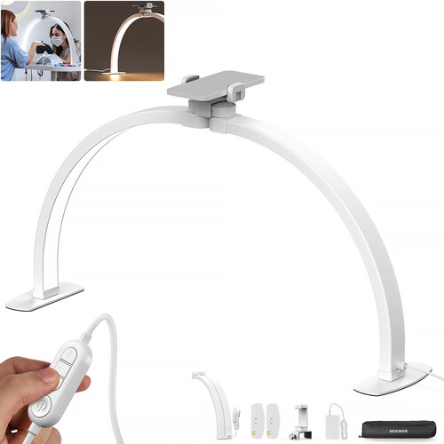Neewer BASICS HM02-D Foldable Bi-Color LED Nail Tech Arc Lamp (29")