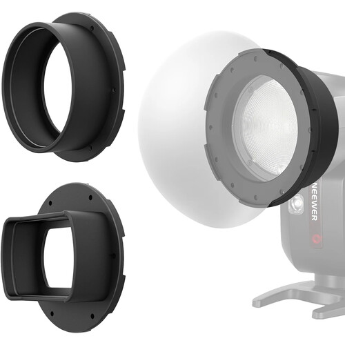 Neewer CRS1 Round/Square Flash Magnetic Adapter Ring Kit