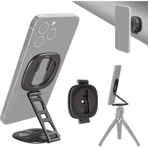 Neewer PA095 Dual Magnetic Phone Stand Holder (Black)