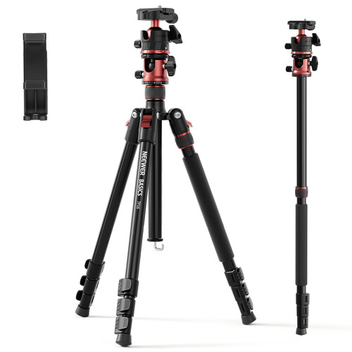 Neewer BASICS TP16 Aluminum Tripod with Ball Head (70.9")