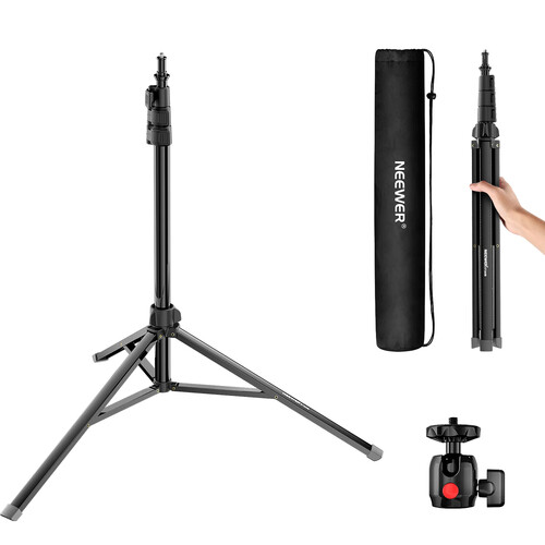 Neewer ST200B Portable Light Stand with Ball Head (6.6')