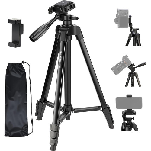 Neewer Entry Level Version TP53 Aluminum Travel Tripod (57.5")