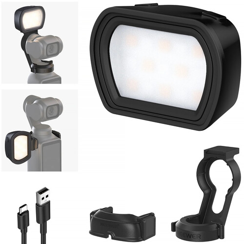 Neewer M21 Magnetic Fill Light for DJI Osmo Pocket 3 (Black)