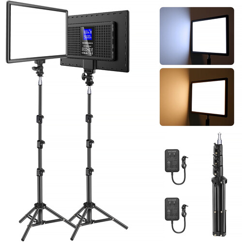 Neewer BASICS NL-192B Bi-Color LED Light Panel 66608245 B&H