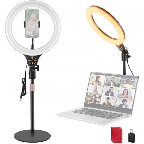 Neewer N22 Basic Ring Light with Desk Stand (10.5")