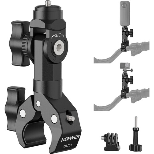 Neewer CA161 Motorcycle Handlebar Action Camera Clamp Mount