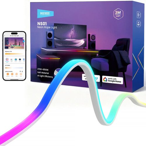 Neewer NS01 RGB Neon LED Light Strip (9.8')