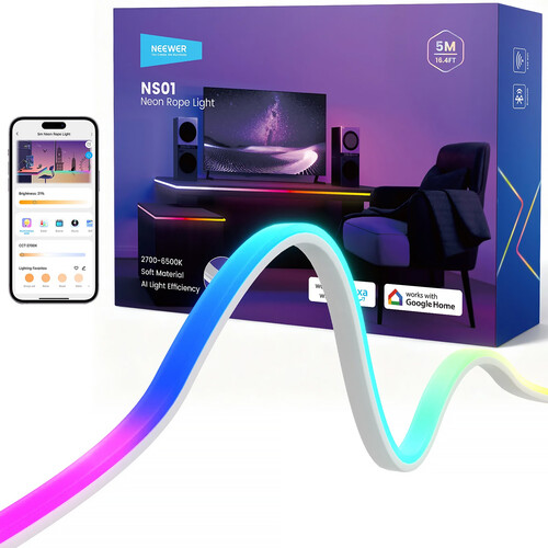 Neewer NS01 RGB Neon LED Light Strip (16.4')