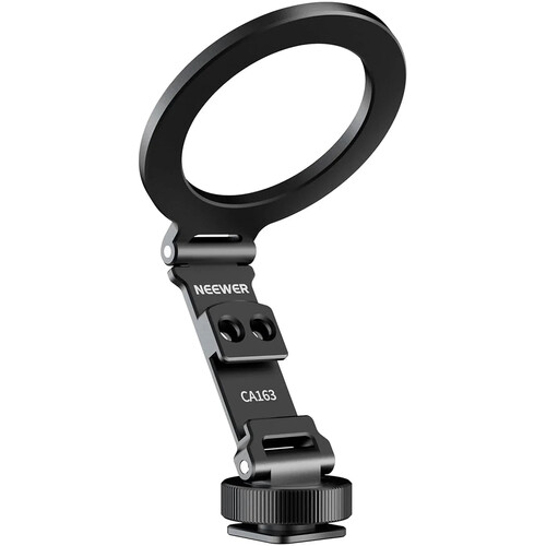 Neewer Aluminum Phone Tripod Mount Adapter with Cold Shoe for MagSafe