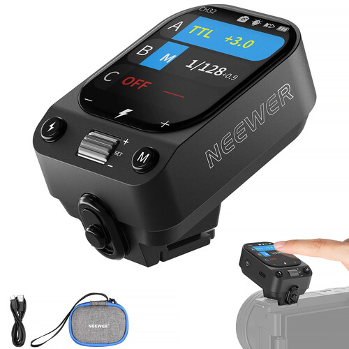 Neewer QZ-S Touchscreen TTL Wireless Flash Trigger for Sony