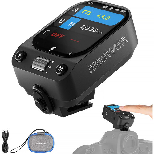 Neewer QZ-N Touchscreen TTL Wireless Flash Trigger for Nikon