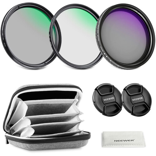 Neewer VND, CPL, and UV Filter Kit (67mm)