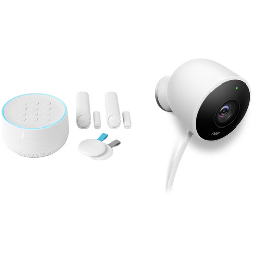 Google Secure Alarm System Starter Pack & Outdoor Security Camera Kit