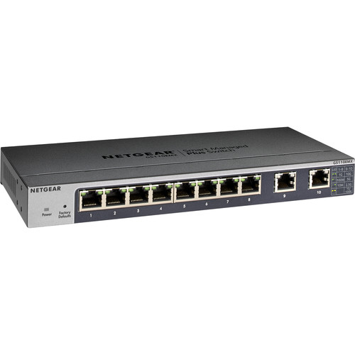 NETGEAR GS110EMX 8-Port Smart Managed Plus GS110EMX-100NAS B&H