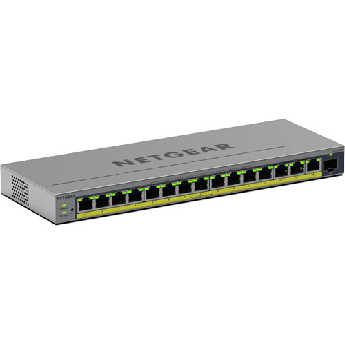 NETGEAR GS116EP 16-Port Gigabit PoE+ Compliant Managed Network Switch