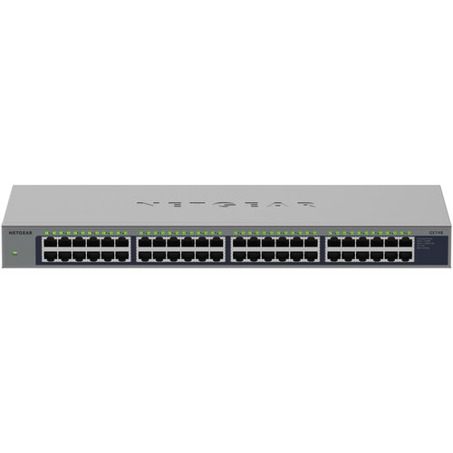 NETGEAR GS748 48-Port Gigabit Unmanaged Switch GS748-100NAS B&H