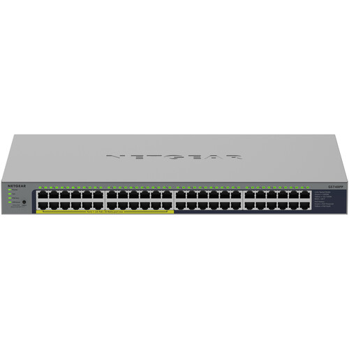 NETGEAR GS748PP 48-Port Gigabit PoE+ Compliant GS748PP-100NAS