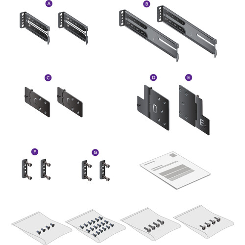 NETGEAR RBS1830 Adjustable Rear Bracket Support for Select M4250 & M4350 Series Switches