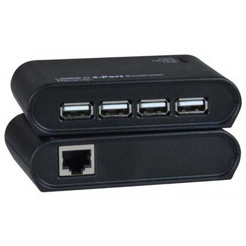 Network Technologies XTENDEX 4-Port USB 2.0 Extender (165')