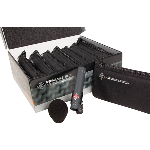 Neumann KM 184 MT Octo Set (Matte Black) 008685 B&H Photo Video