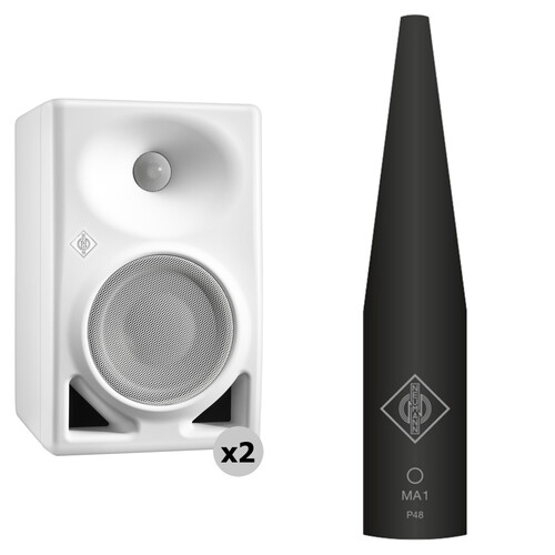 Neumann KH 120 II AES67 Active 5.25" 2-Way Studio Monitor Kit (White, Pair)