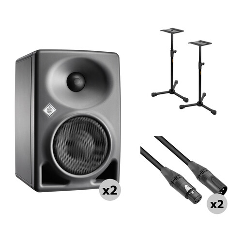 Neumann KH 80 DSP 4" + 1" Active 2-Way Studio Monitor Kit (Gray)
