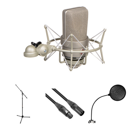 Neumann TLM 103 Large-Diaphragm Cardioid Condenser Microphone Kit (Mono Set, Nickel)