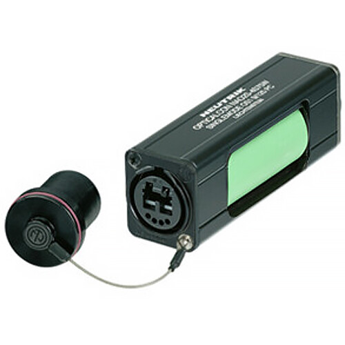 Neutrik NAO2SA-H1W-A LC Duplex Single-Mode APC OpticalCON DUO Coupler (Green)