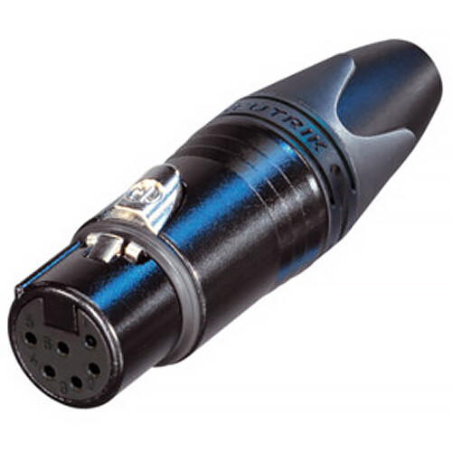 Neutrik 6-Pole XLR Female Cable Connector