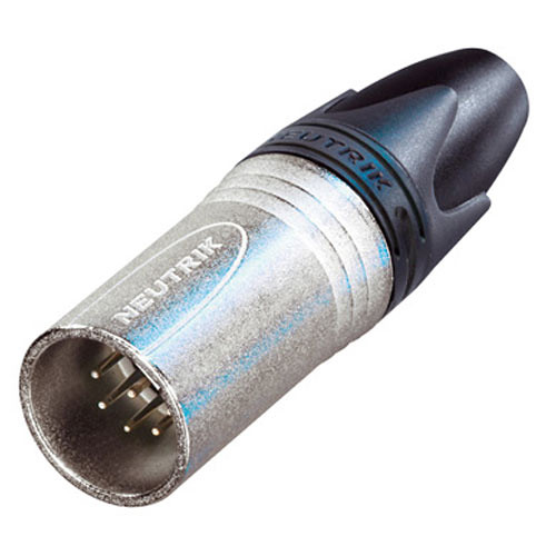 Neutrik NC7MXX 7-Pole XLR Male Cable Connector (Nickel Housing and Silver Contacts)