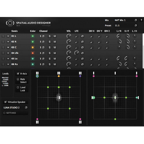New Audio Technology Spatial Audio Designer (SAD) Producer - Surround and 3D Mixing/Monitoring Plug-In (Download)