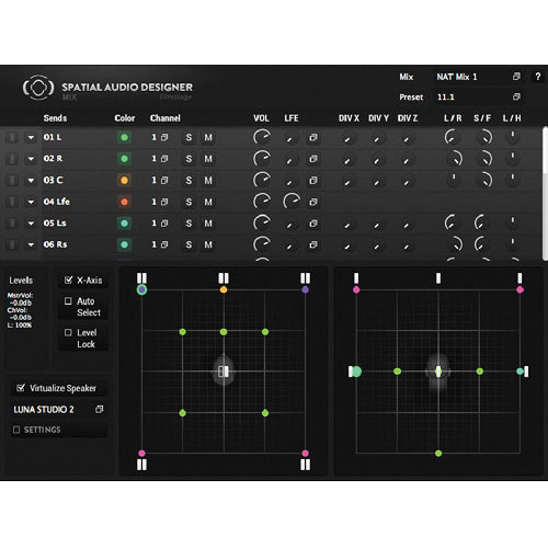 New Audio Technology Spatial Audio Designer (SAD) Virtual Producer - Surround and 3D Mixing/Monitoring Plug-In (Download)