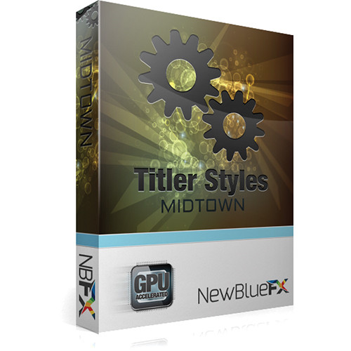NewBlueFX Midtown Collection for Titler Pro (Download)