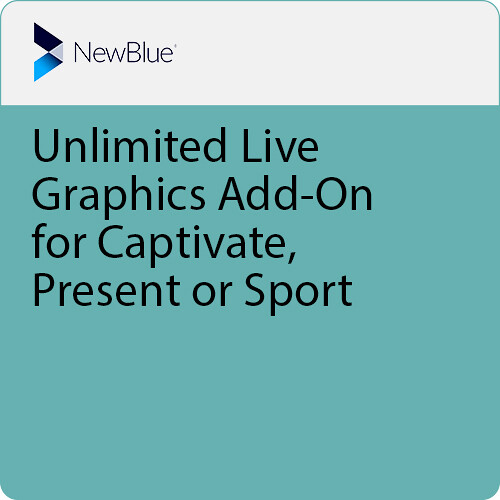 NewBlueFX Unlimited Live Graphics Add-On for Captivate Present or Sport