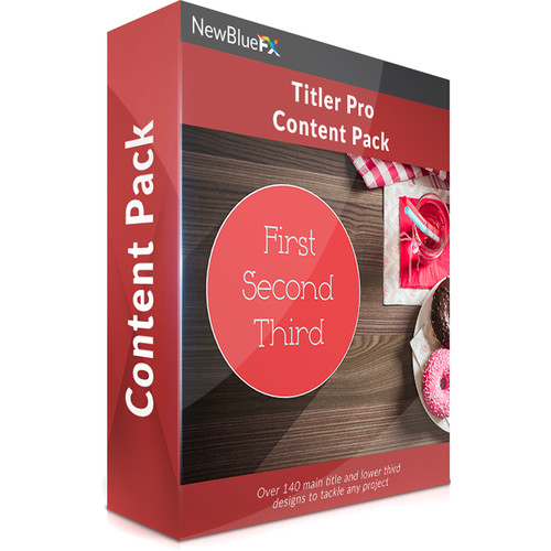 NewBlueFX Titler Pro Content Pack (Download)