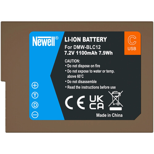 Newell DMW-BLC12 USB-C Camera Battery (1100mAh)