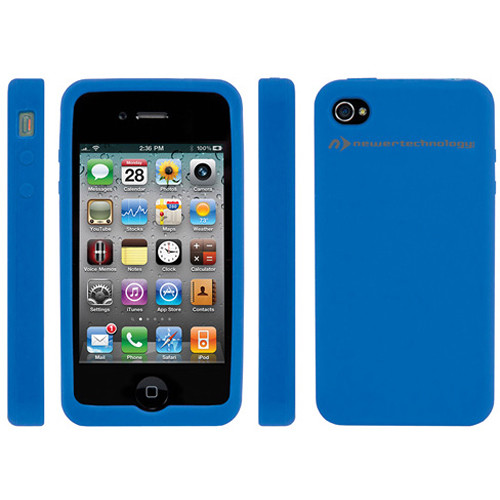 NewerTech NuGuard Silicone Protective Case for iPhone 4/4s (Blue)