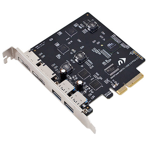 NewerTech MAXPower 2 x 2 USB/eSATA PCIe 2.0 Host Adapter for Mac OS X 10.6 - 10.8.2