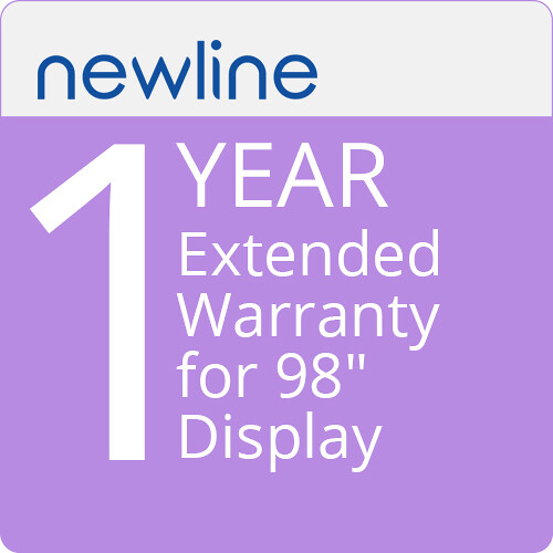Newline 1-Year Extended Warranty for 98" Displays